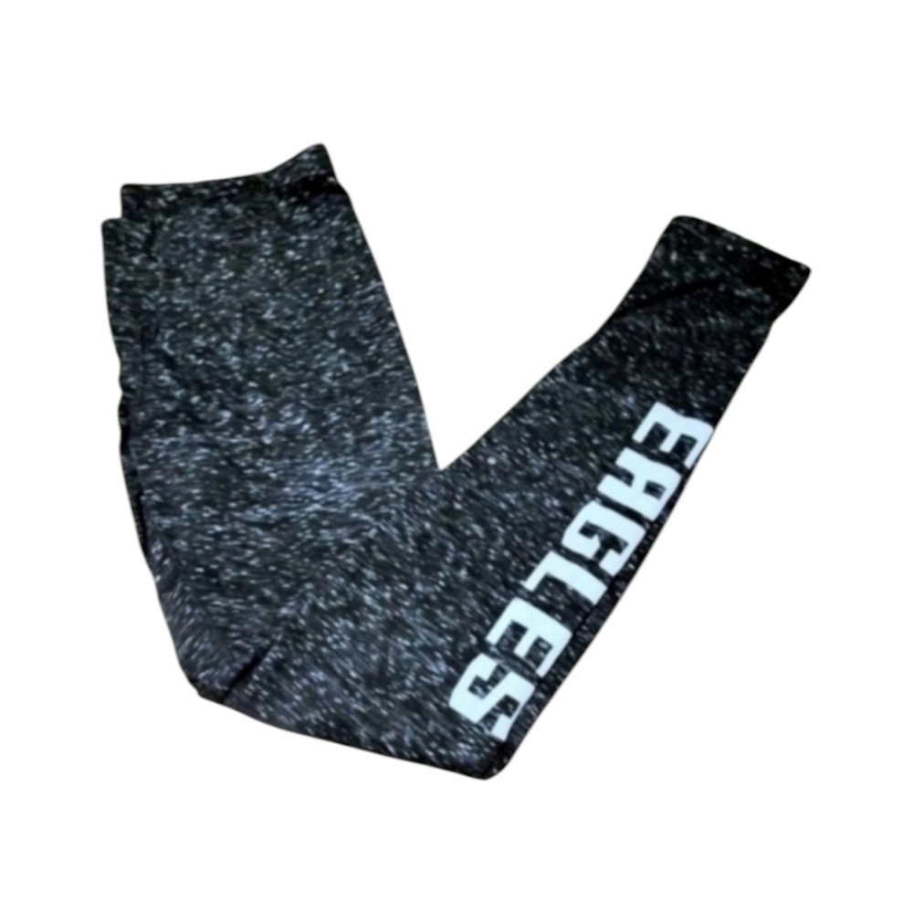North & Acrux Soft Eagles Black and White Pebble Athletic Leggings Size Small